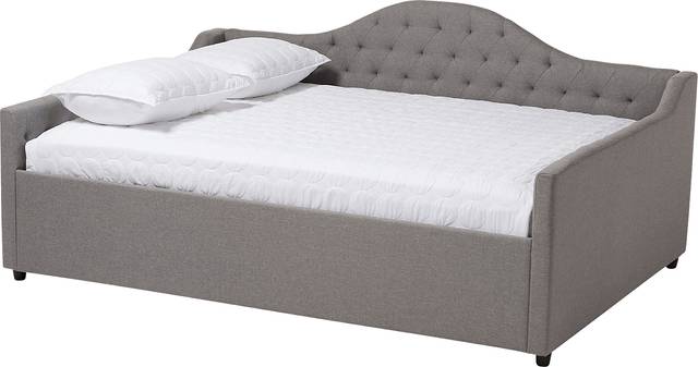 Olivette Gray Queen Daybed - Thumbnail - Image 1