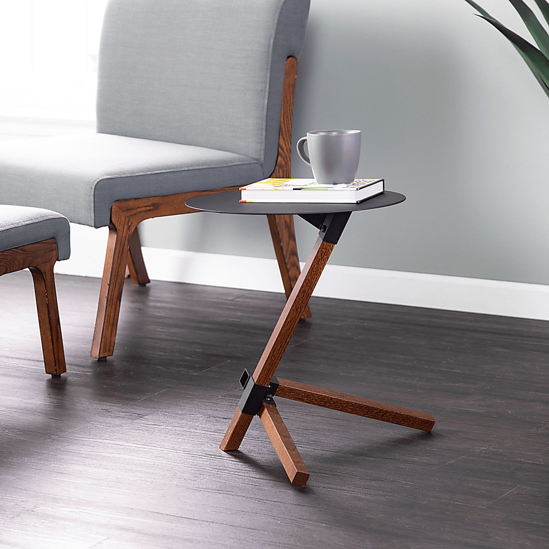 Olivewood Black Accent Table - Image 2