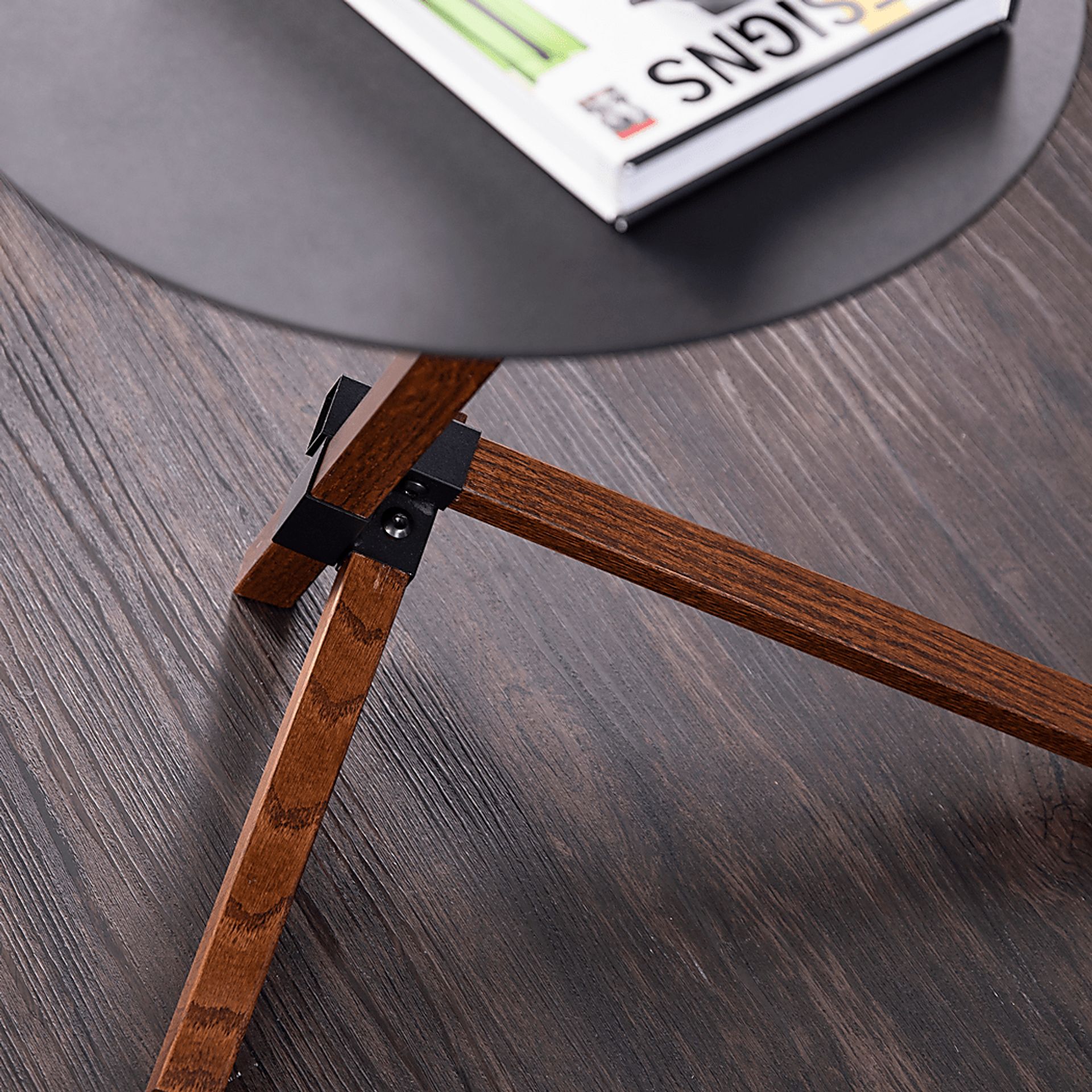Olivewood Black Accent Table - Image 3