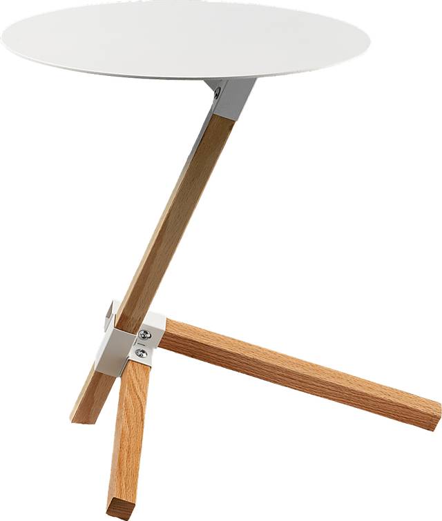 Olivewood White Accent Table - Thumbnail - Image 1