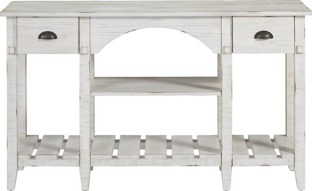 Olivula White Sofa Table - Thumbnail - Image 2