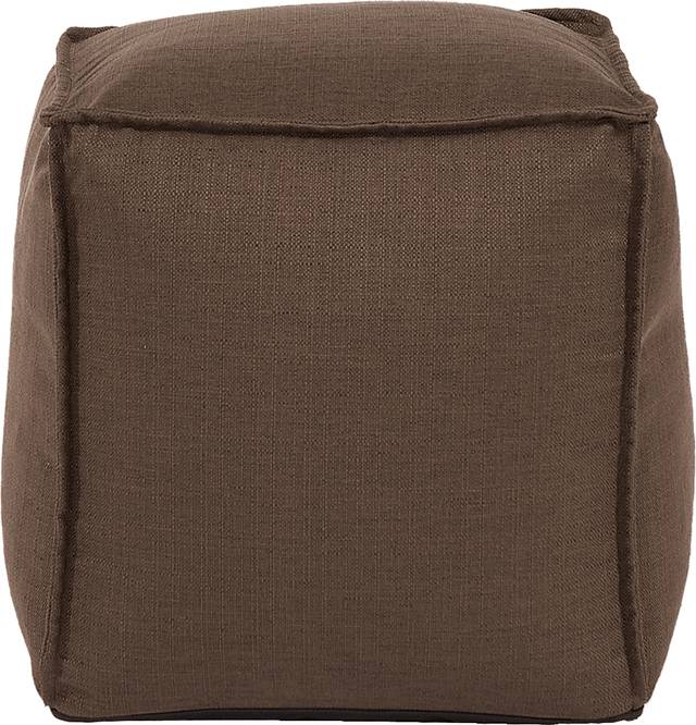 Olney Brown Pouf - Thumbnail - Image 2