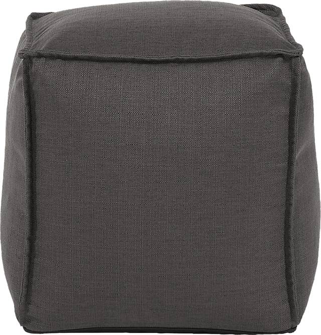 Olney Gray Pouf - Thumbnail - Image 2