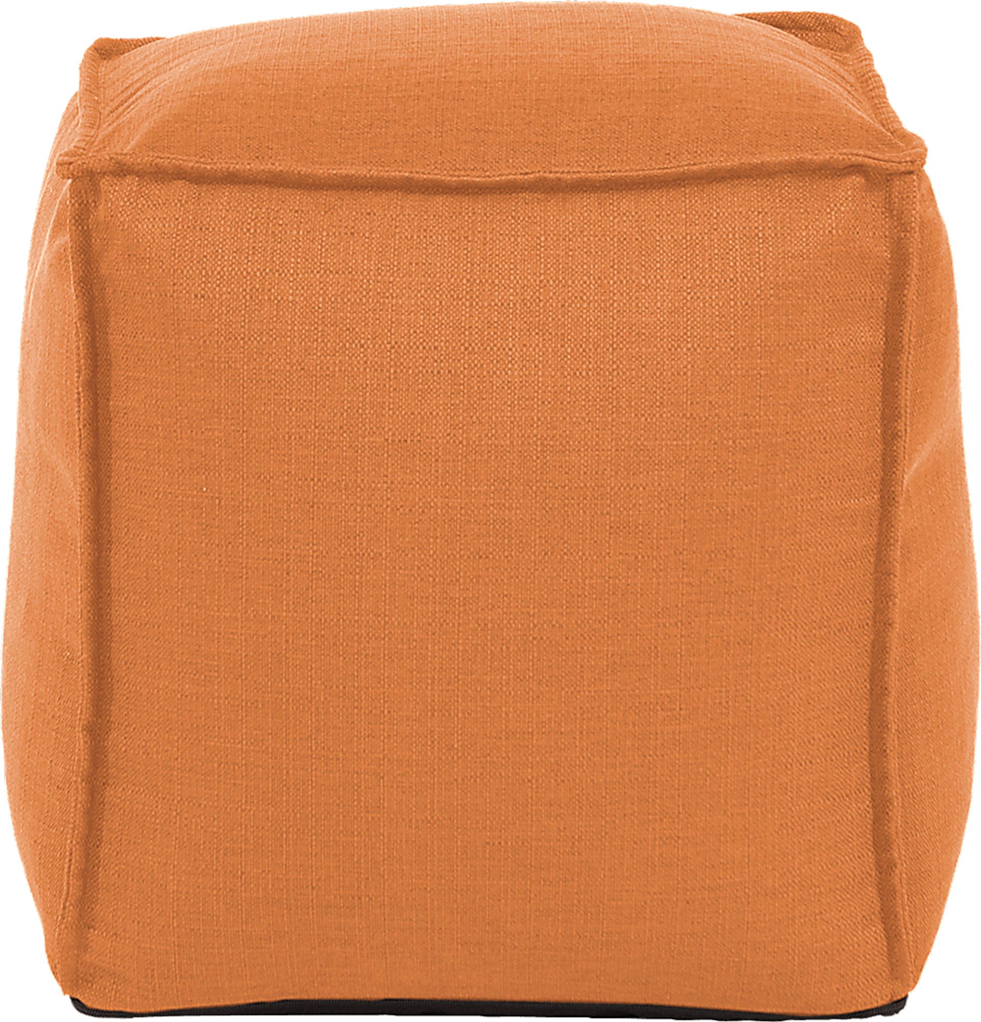 Olney Orange Pouf - Image 2