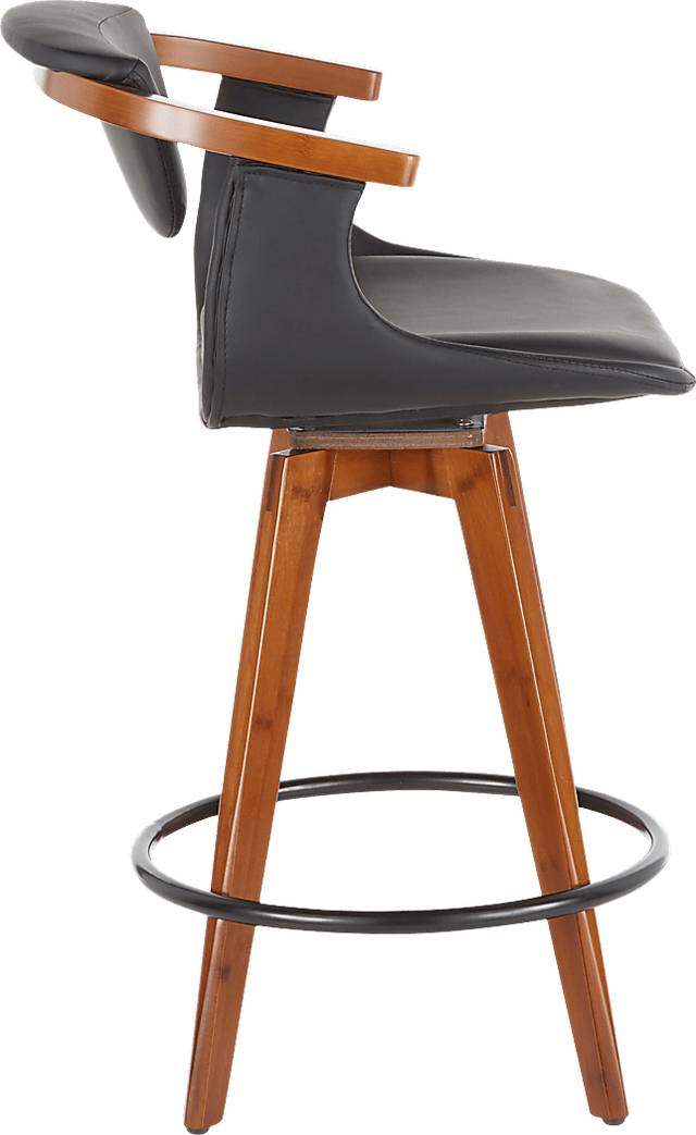 Olsin Black Counter Height Stool - Thumbnail - Image 2