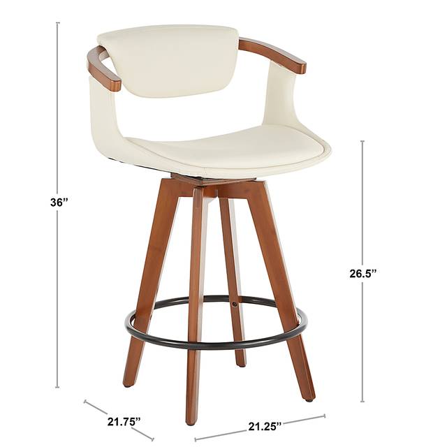 Olsin Black Counter Height Stool - Thumbnail - Image 9