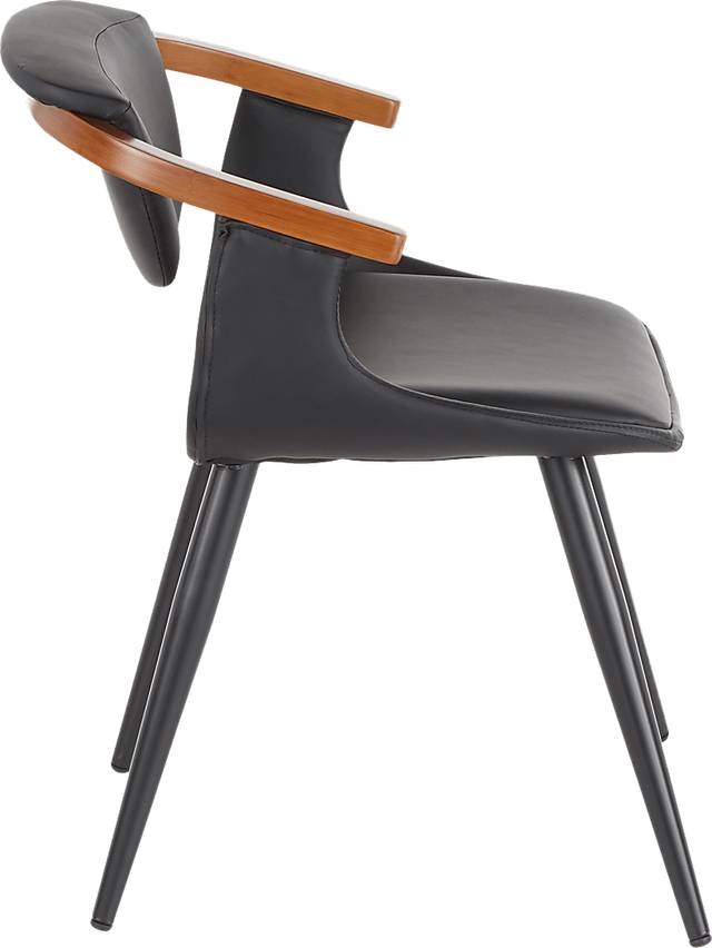 Olsin Black Side Chair - Thumbnail - Image 2