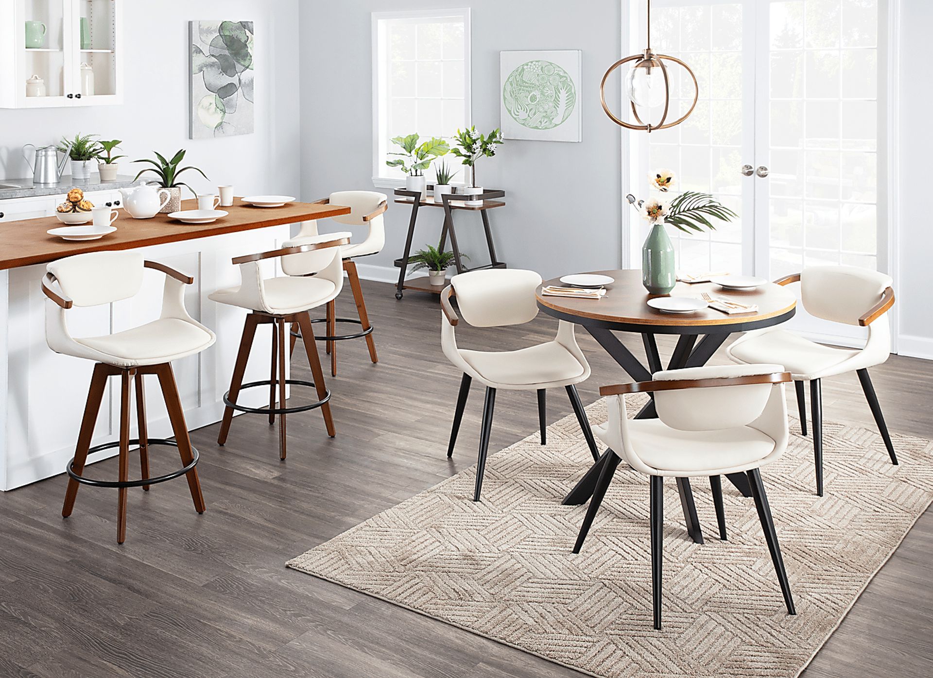 Olsin Cream Counter Height Stool - Image 8
