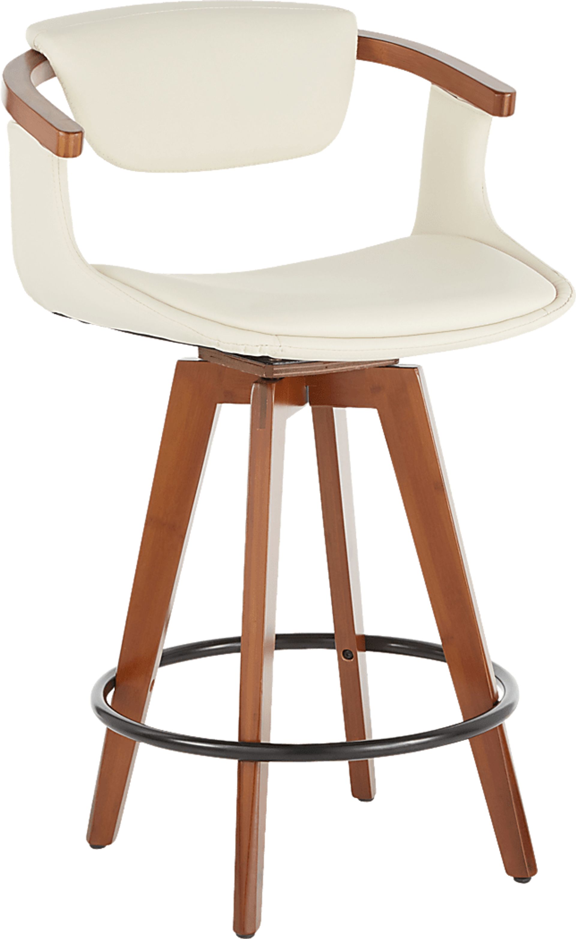 Olsin Cream Counter Height Stool - Image 1