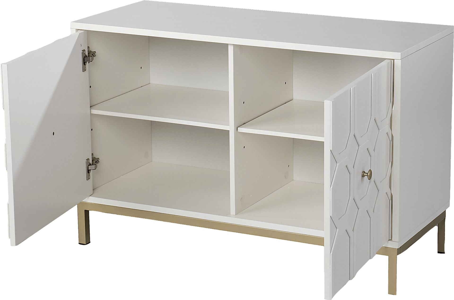 Oltons White Accent Cabinet - Image 2