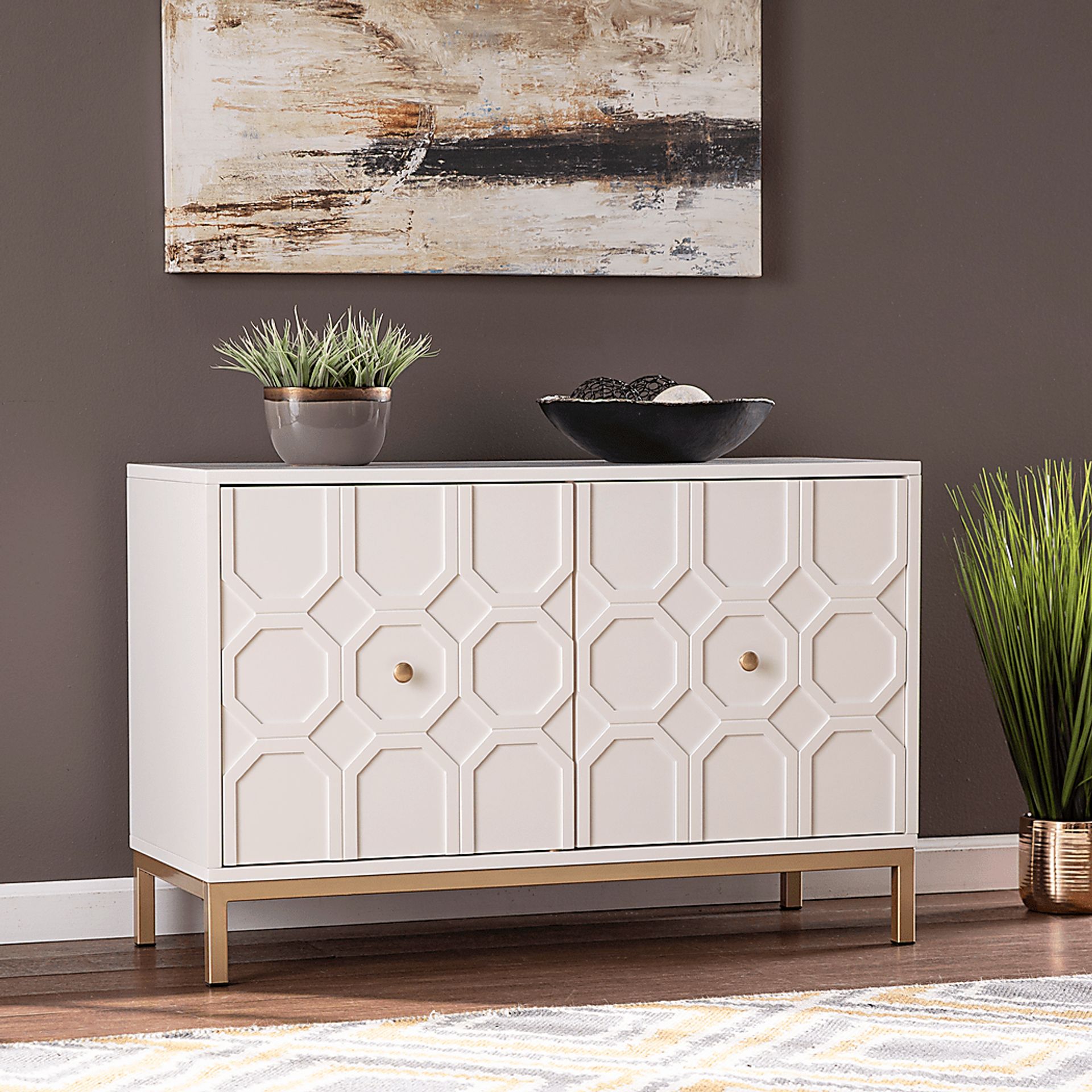 Oltons White Accent Cabinet - Image 6