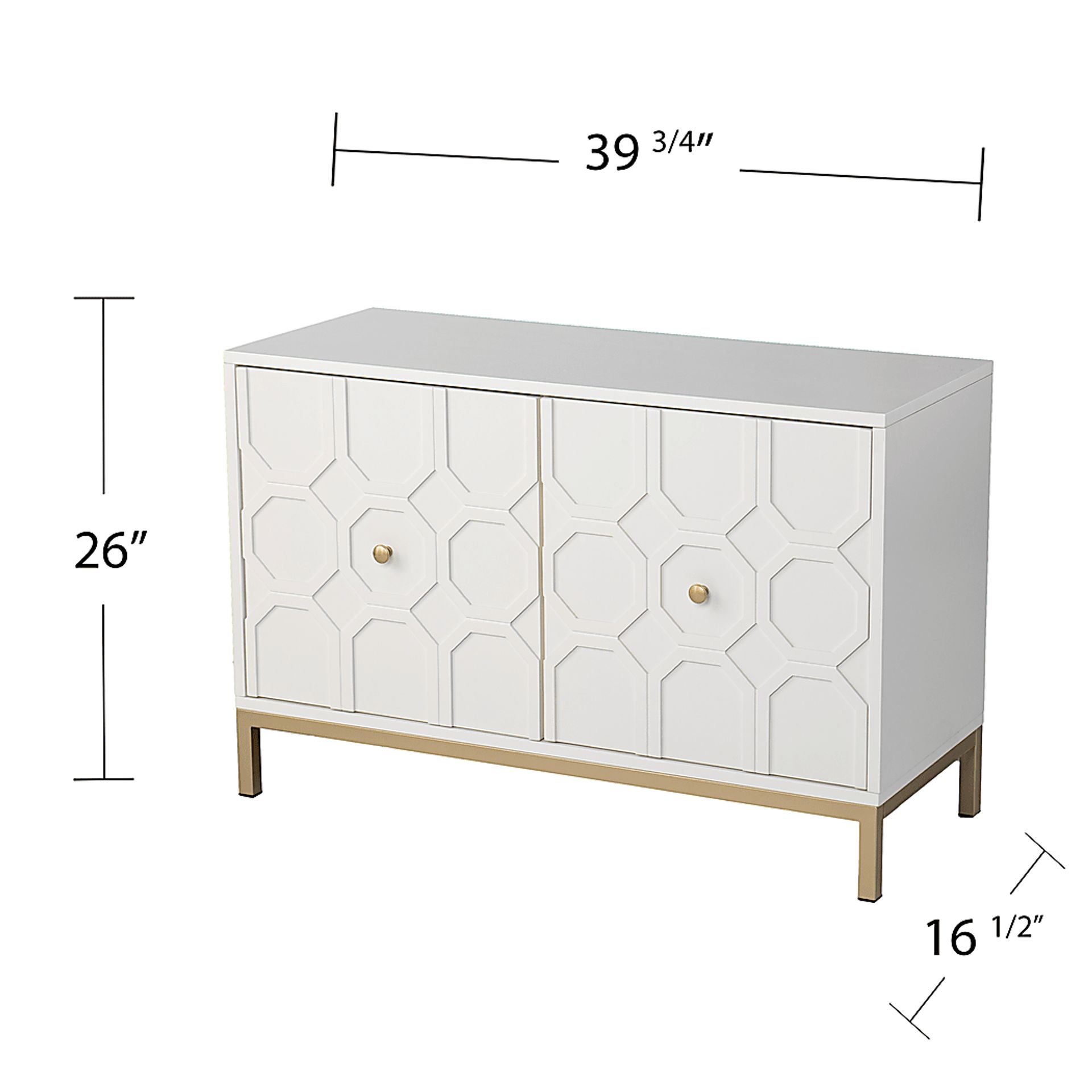 Oltons White Accent Cabinet - Image 7