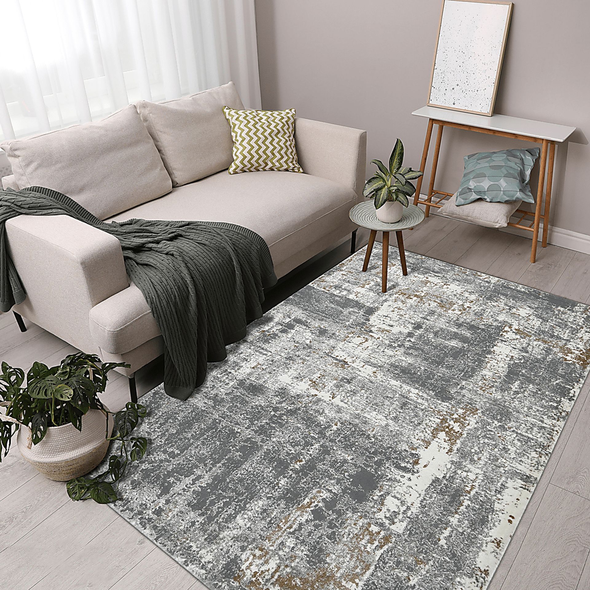Olung Gray 5'3 x 7'9 Rug - Image 2