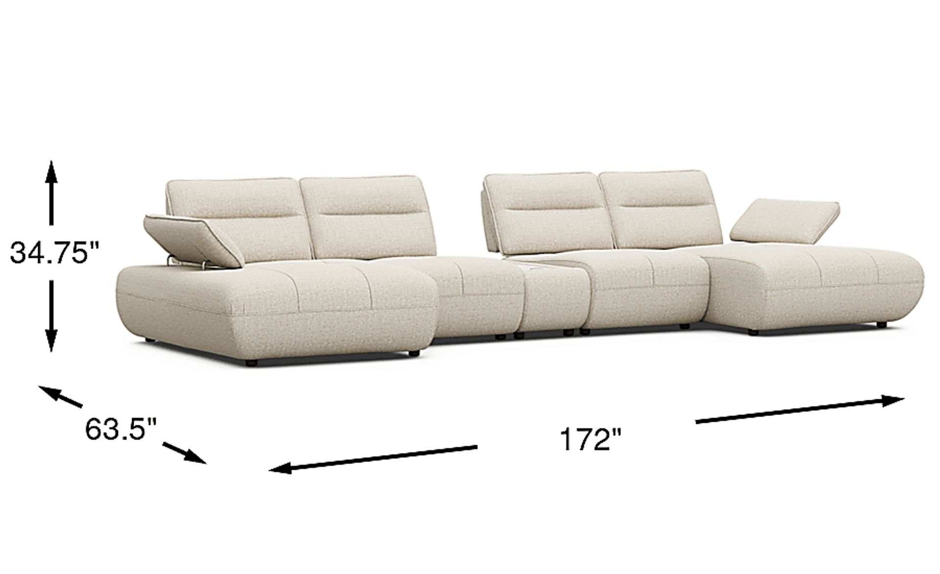 Dimension Image. Please refer to the Dimension Tab on this page for dimension details.