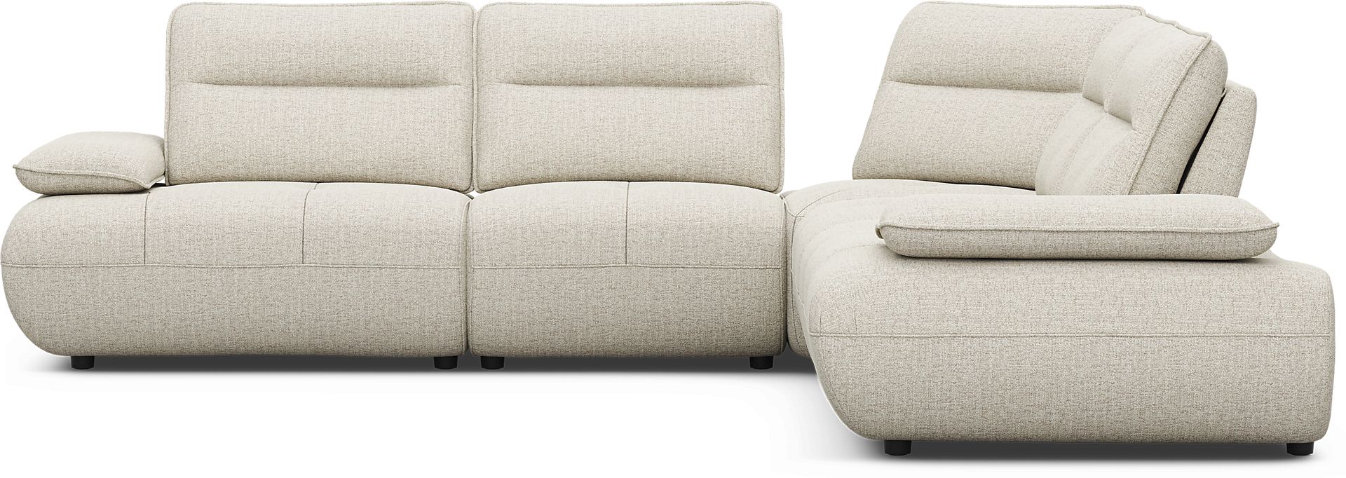 Olympia Linen 5 Pc Sectional - Image 3