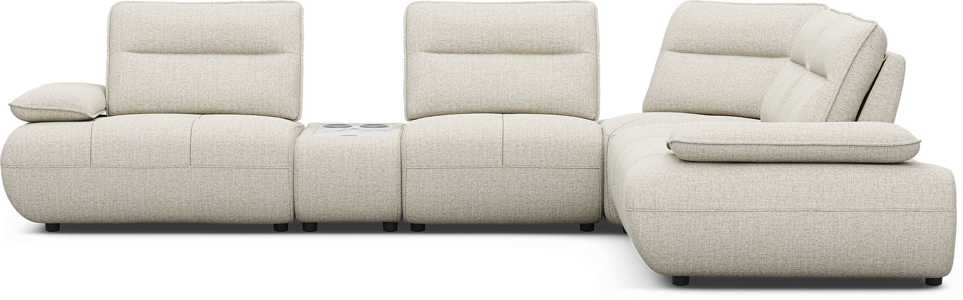 Olympia Linen 6 Pc Sectional with Audio - Image 3
