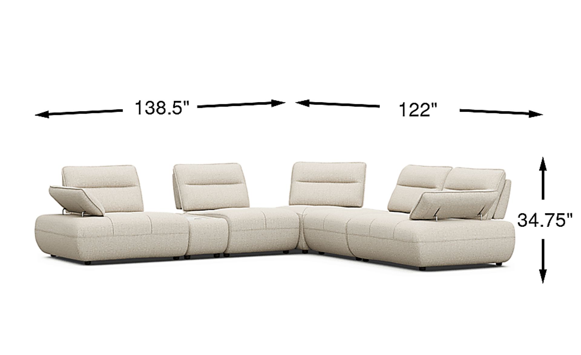 Dimension Image. Please refer to the Dimension Tab on this page for dimension details.