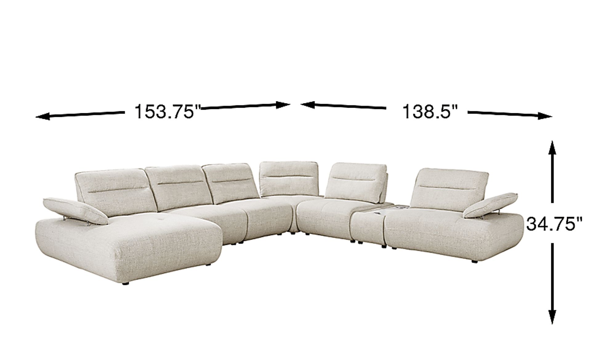 Dimension Image. Please refer to the Dimension Tab on this page for dimension details.