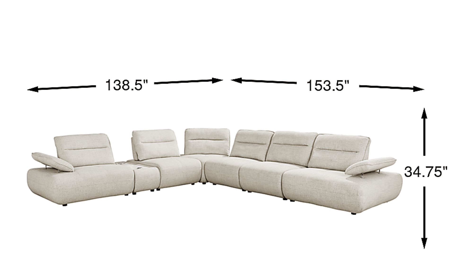 Dimension Image. Please refer to the Dimension Tab on this page for dimension details.