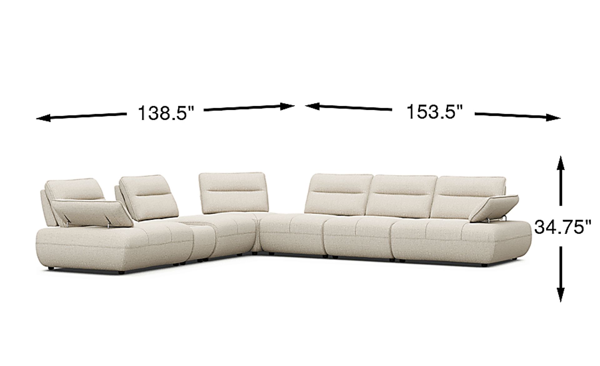 Dimension Image. Please refer to the Dimension Tab on this page for dimension details.