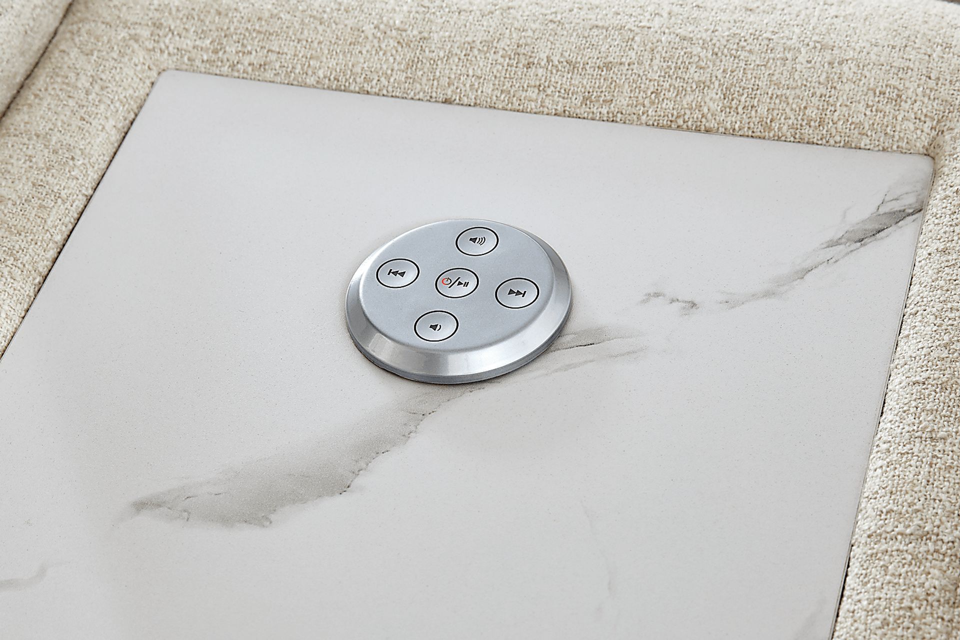 Olympia Linen 8 Pc Sectional with Audio - Image 6