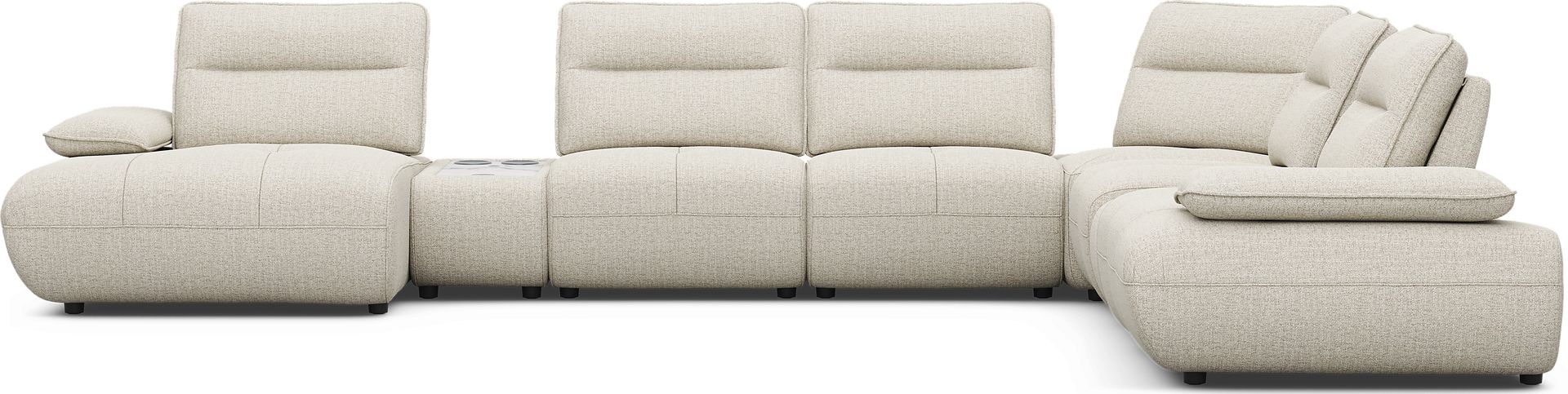 Olympia Linen 8 Pc Sectional with Audio - Image 2