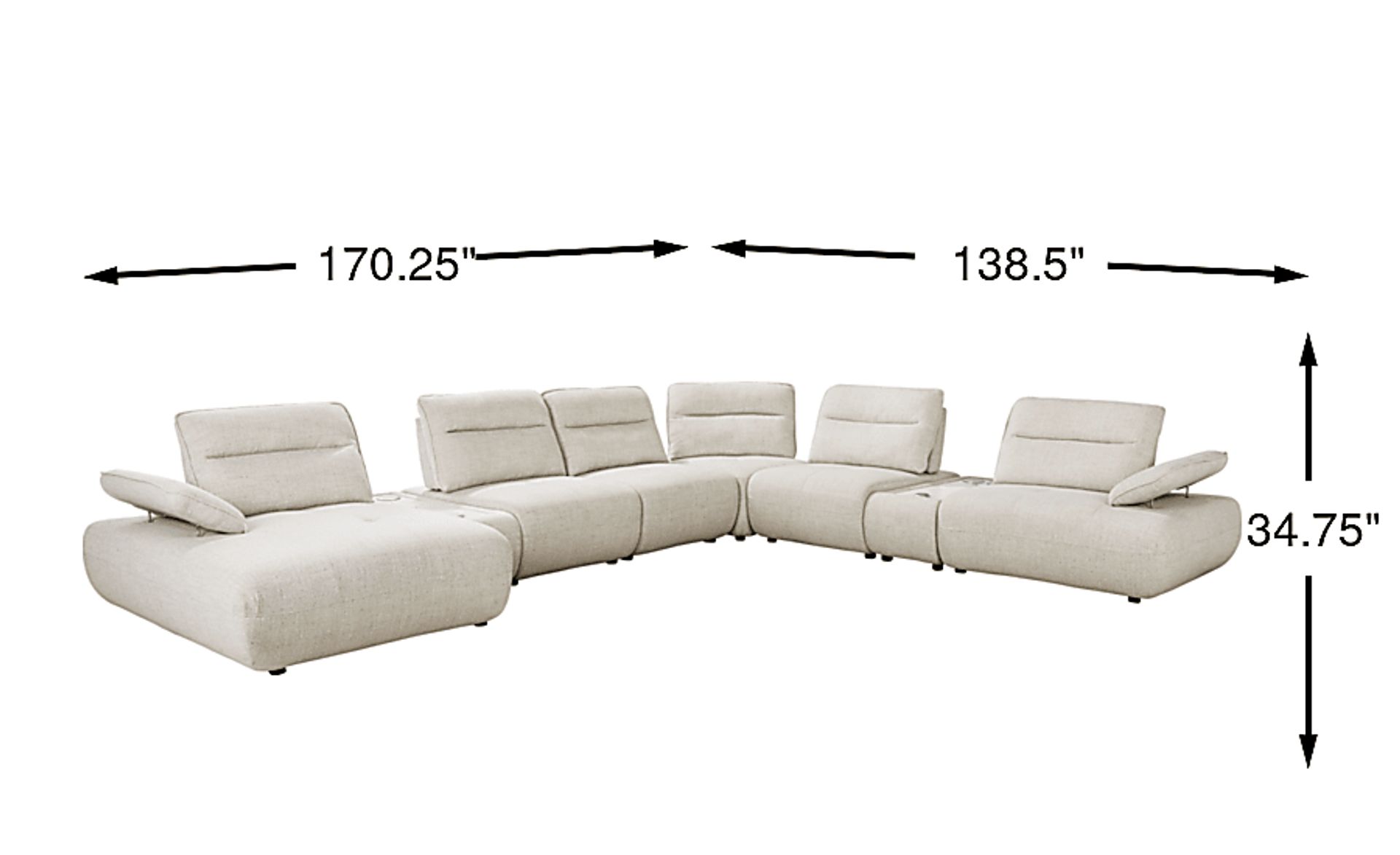 Dimension Image. Please refer to the Dimension Tab on this page for dimension details.