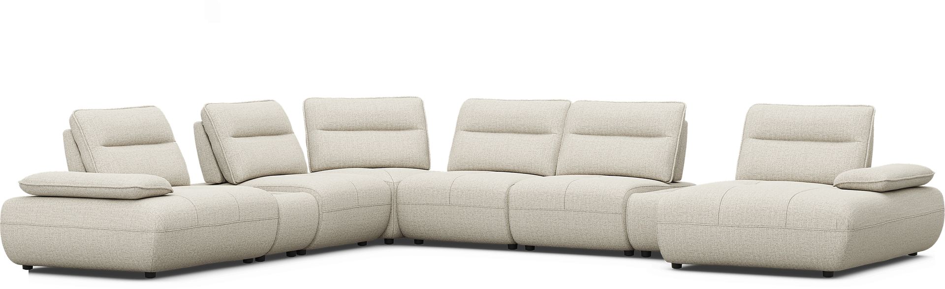 Olympia Linen 8 Pc Sectional with Audio - Image 4