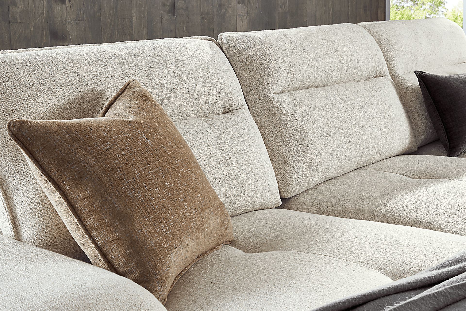 Olympia Linen Chaise Sofa - Image 5