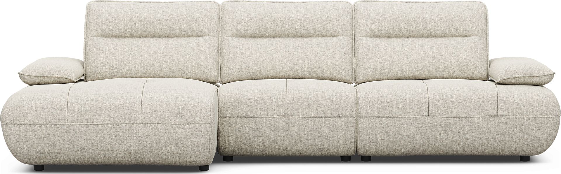 Olympia Linen Chaise Sofa - Image 3