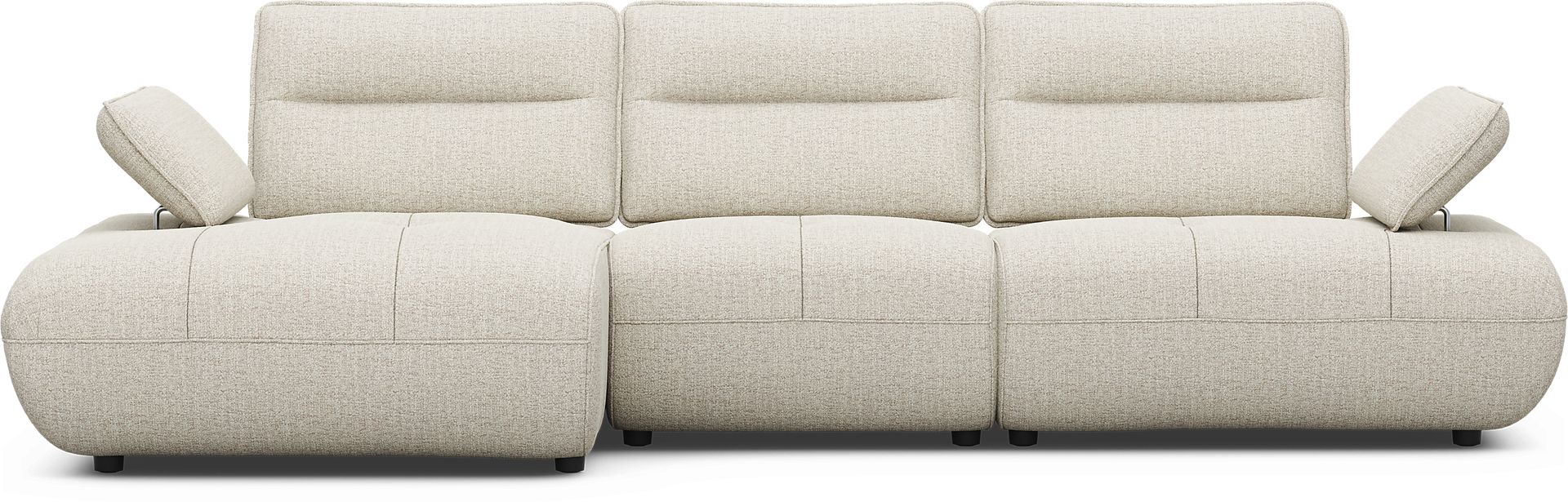 Olympia Linen Chaise Sofa - Image 4