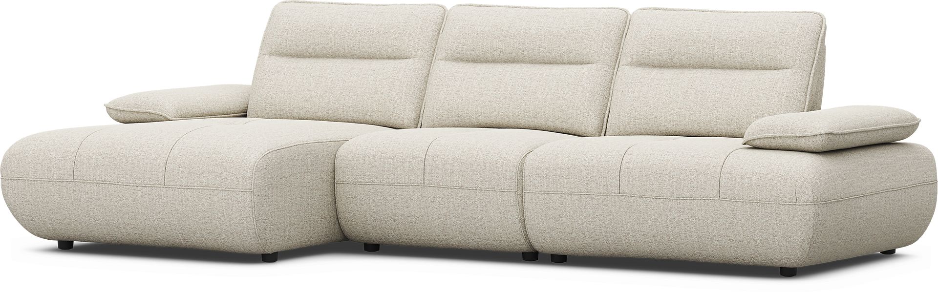 Olympia Linen Chaise Sofa - Image 5