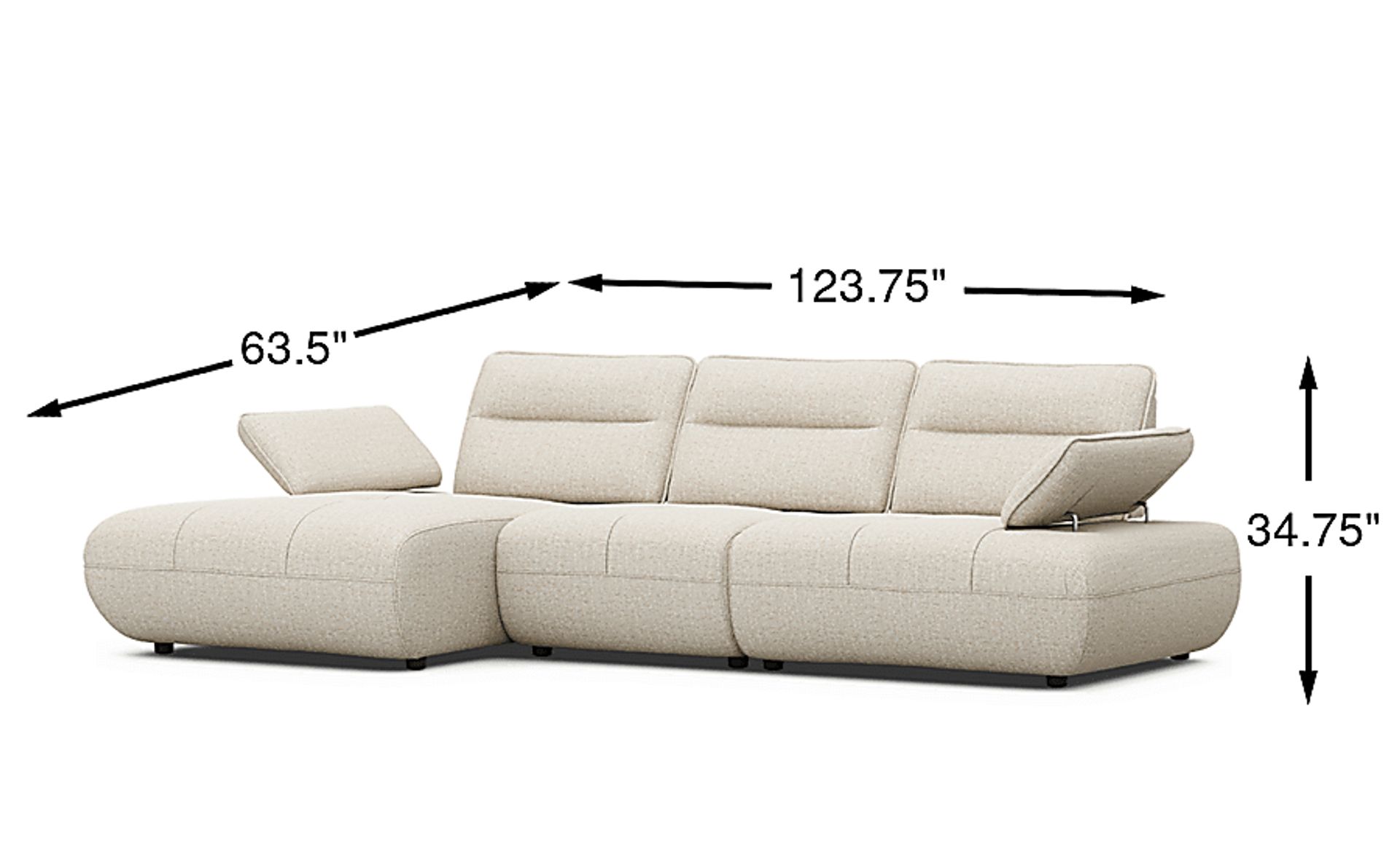 Dimension Image. Please refer to the Dimension Tab on this page for dimension details.