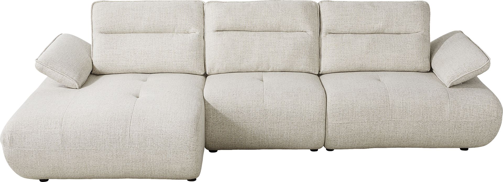 Olympia Linen Chaise Sofa - Image 1
