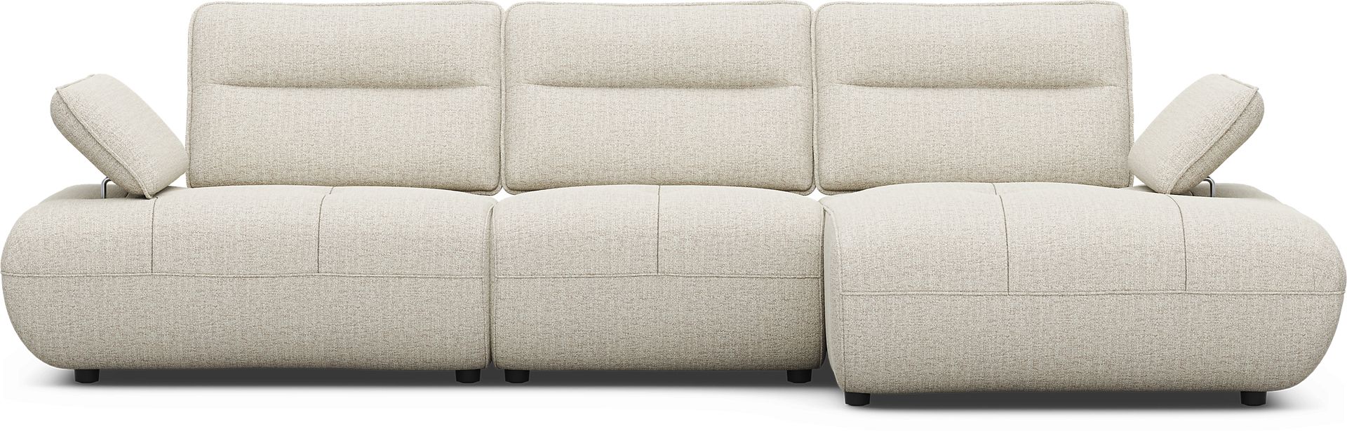 Olympia Linen Chaise Sofa - Image 4