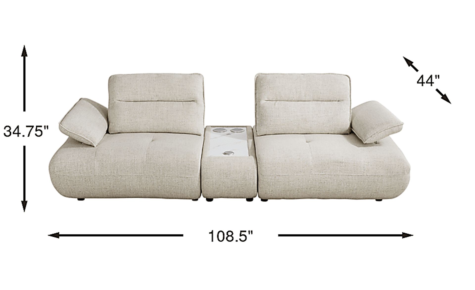 Dimension Image. Please refer to the Dimension Tab on this page for dimension details.