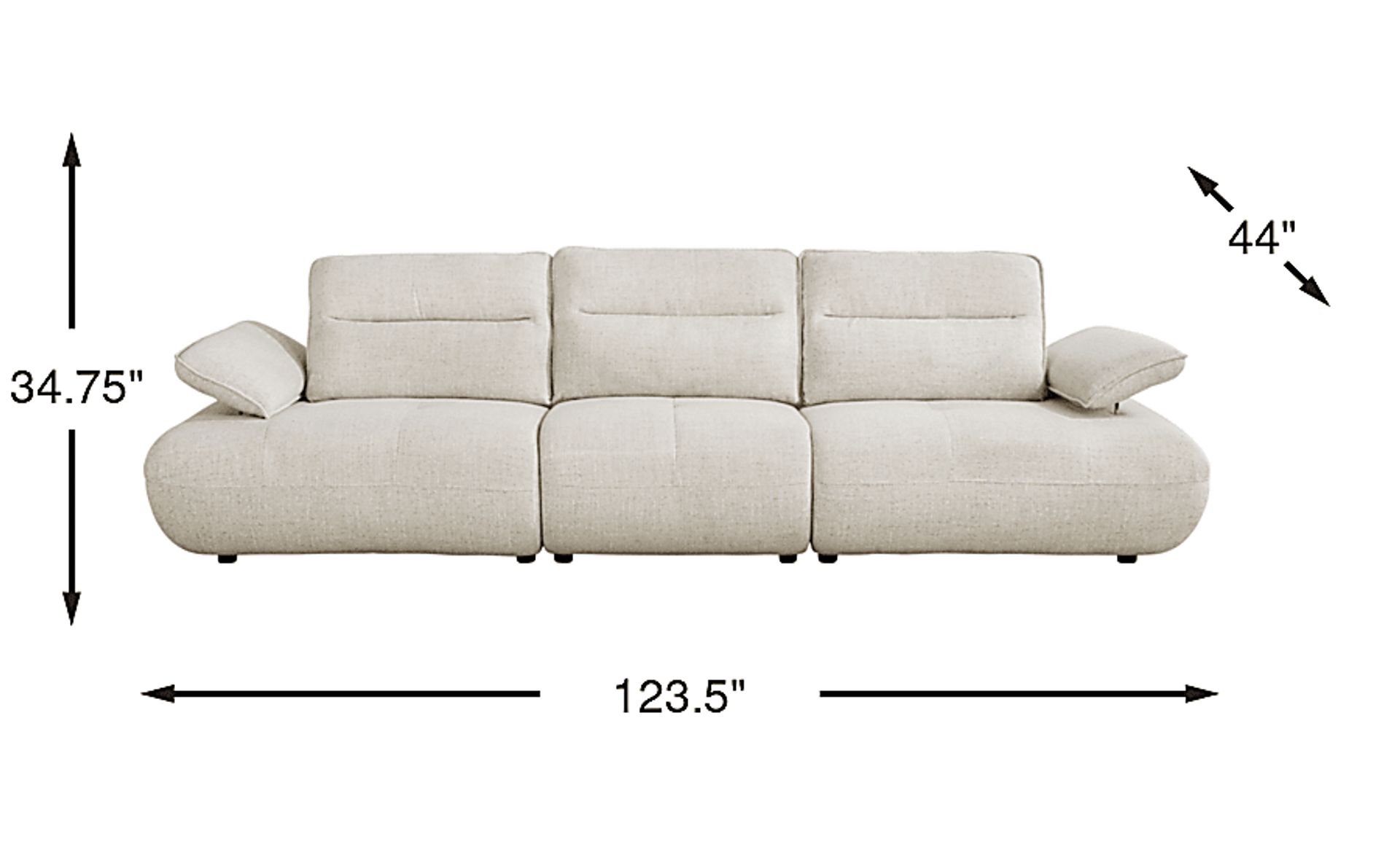 Dimension Image. Please refer to the Dimension Tab on this page for dimension details.