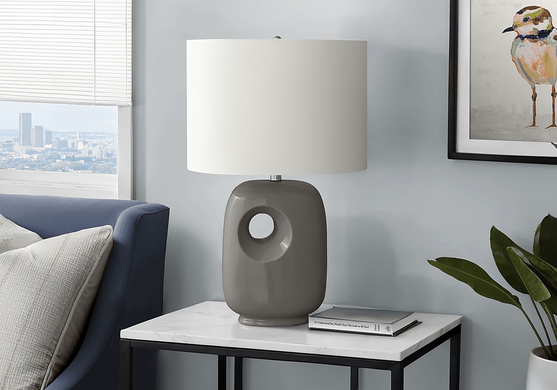 Omaha Reef Gray Lamp - Image 3
