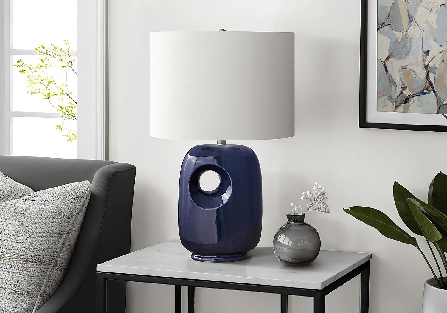 Omaha Reef Navy Lamp