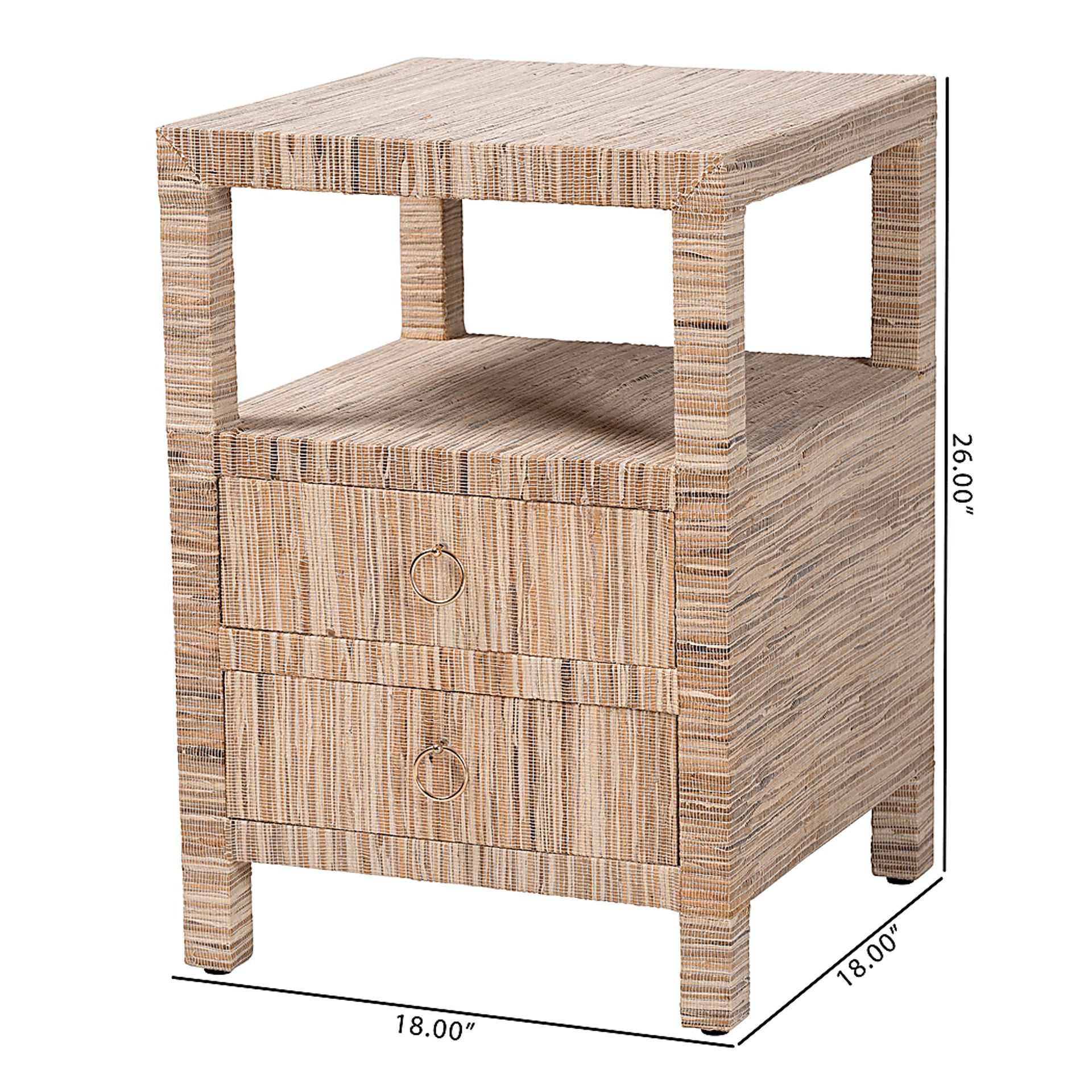 Omegastar Light Brown Nightstand - Image 7
