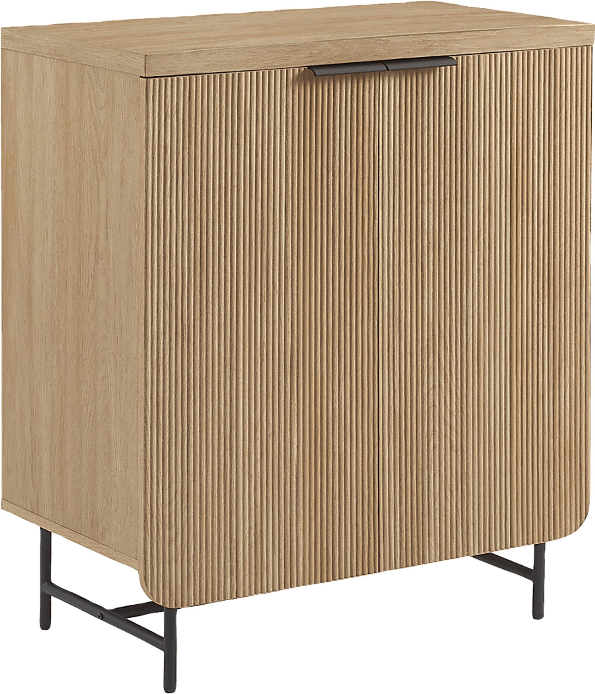 Omerea Oak Accent Cabinet - Image 1