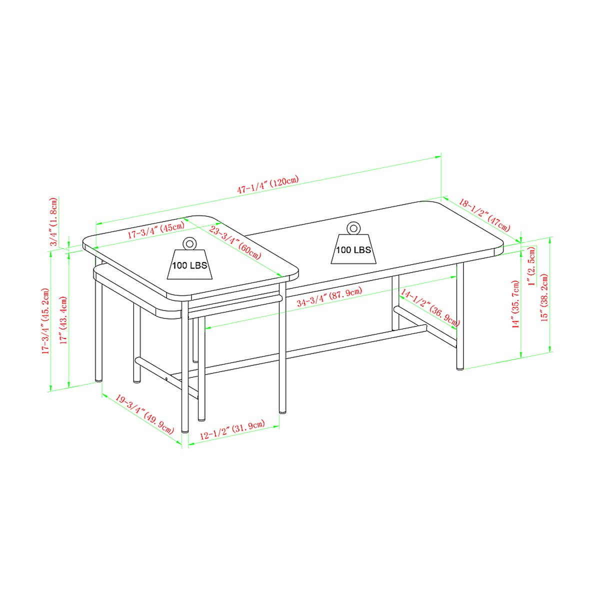 Omerea Oak Cocktail Table