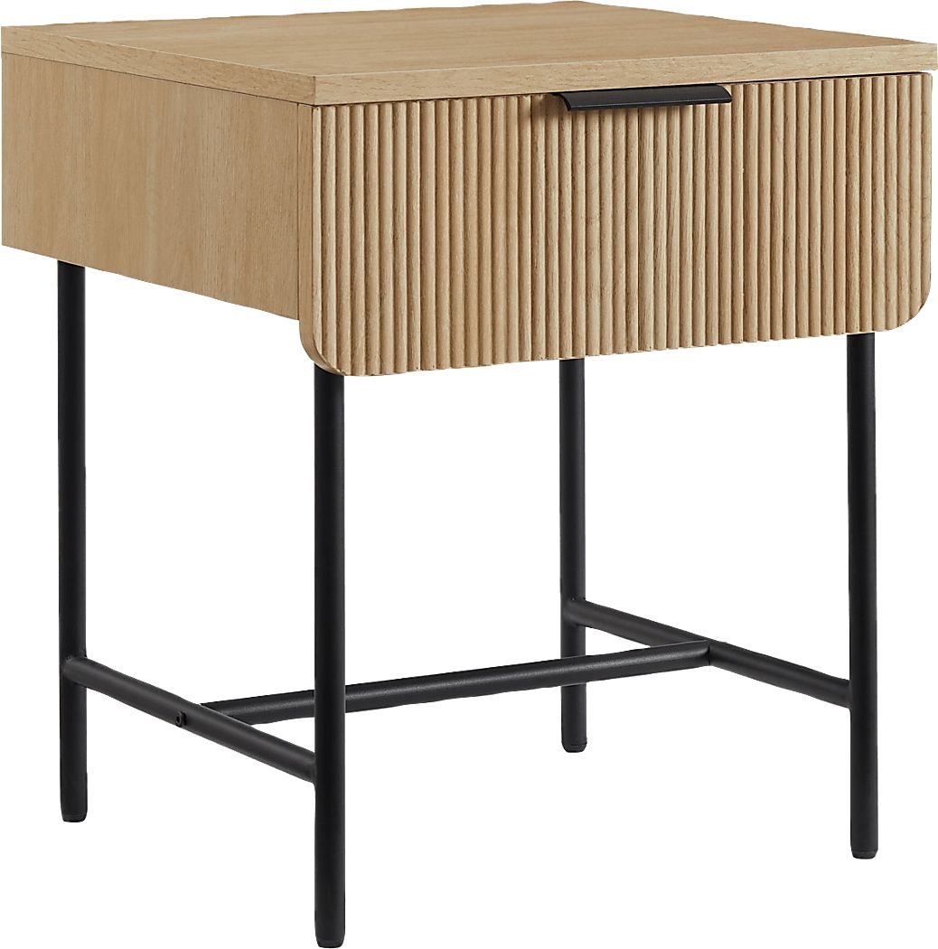 Omerea Oak End Table