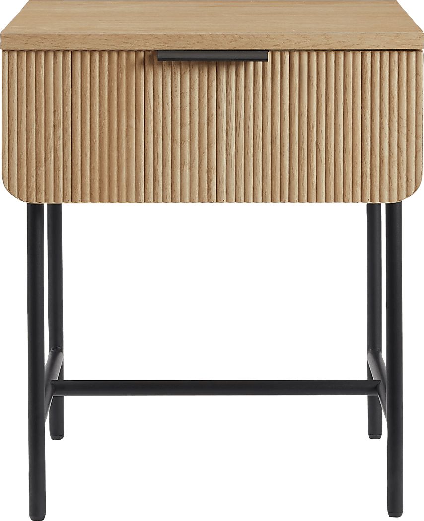 Omerea Oak End Table