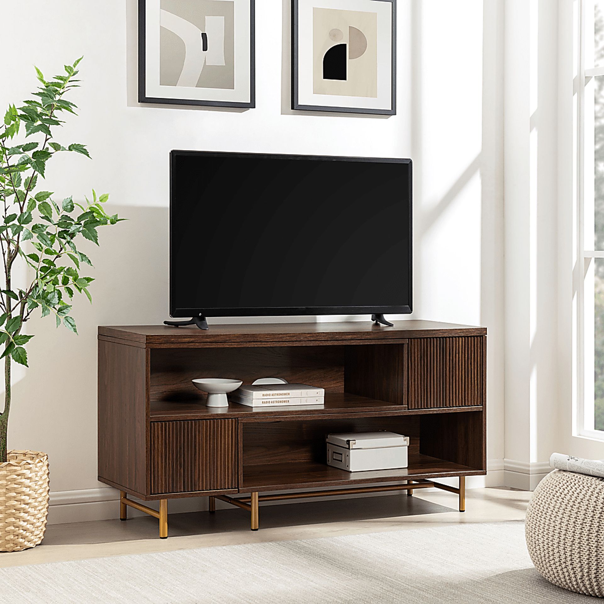 Omerea Walnut 47 in. Console - Image 3