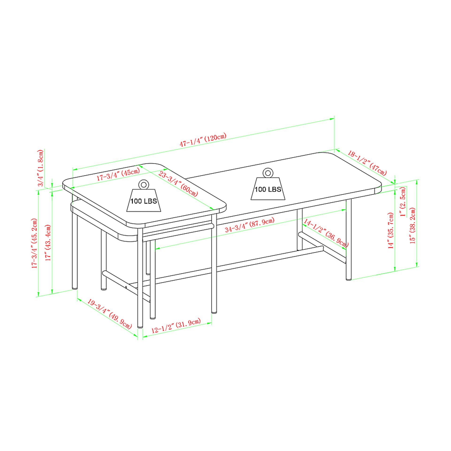 Omerea Walnut Cocktail Table - Image 4