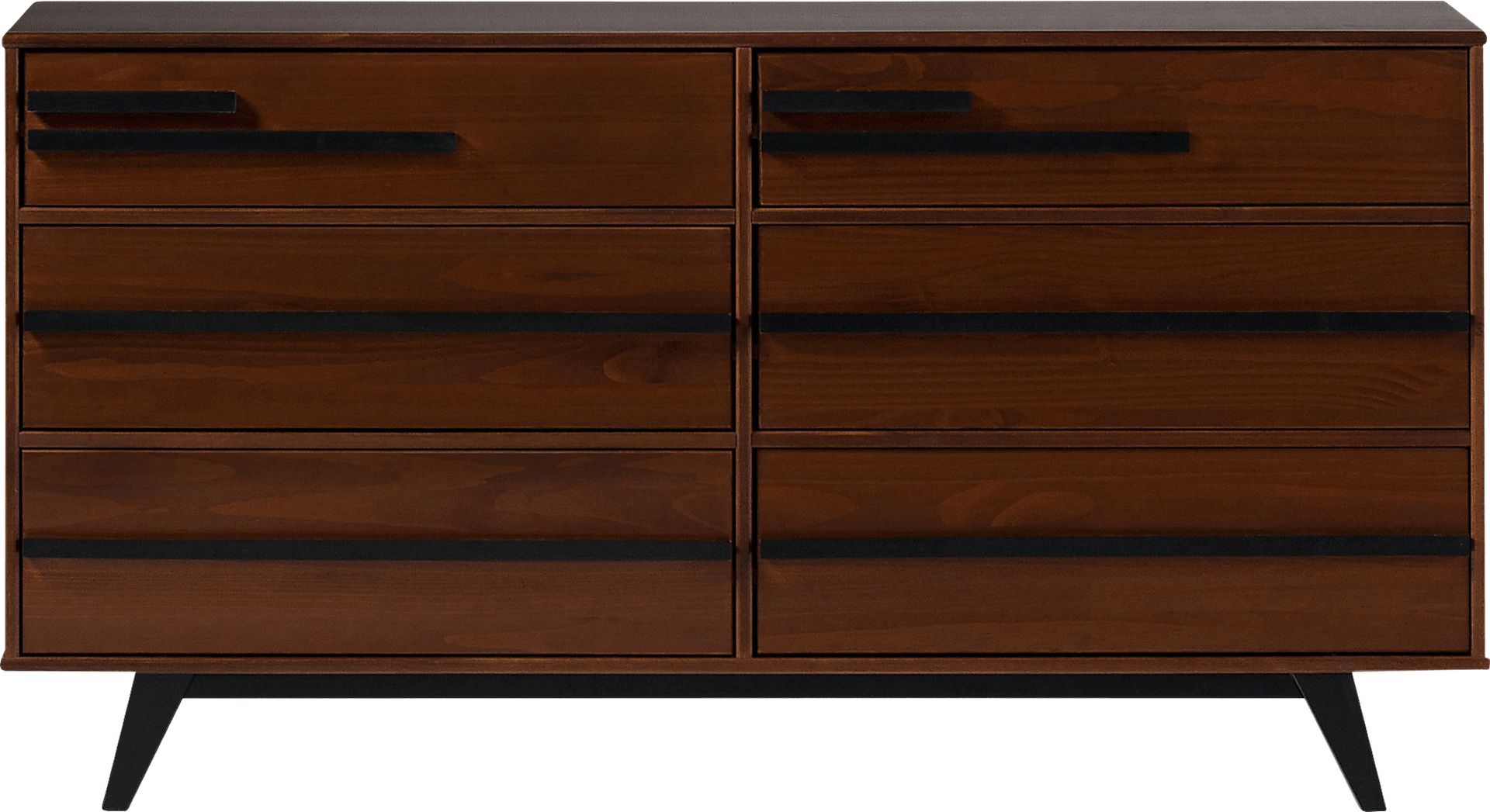 Omerea Walnut Dresser - Image 1