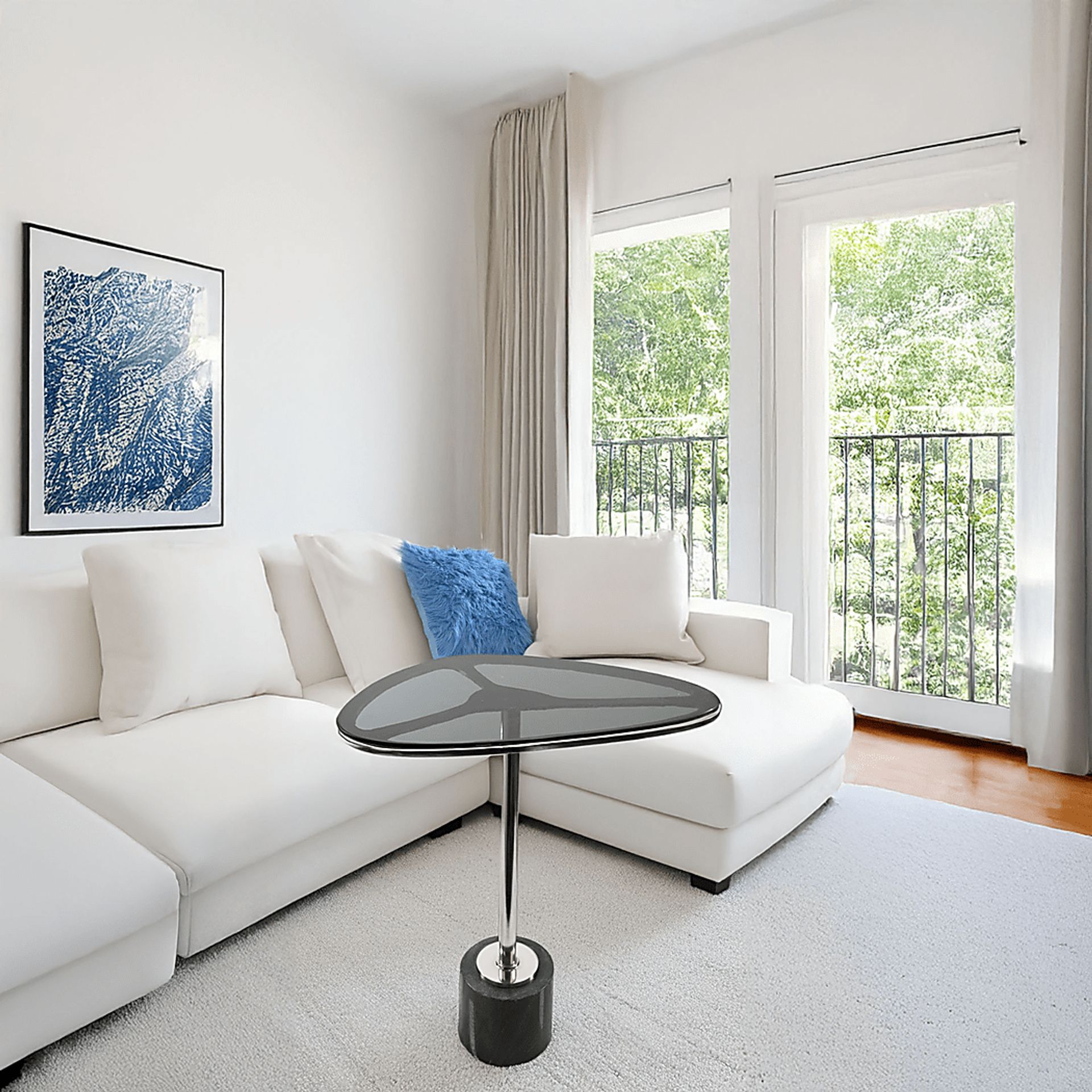 Omollo Silver End Table - Image 2