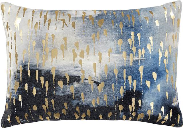 Omri Blue Accent Pillow - Thumbnail - Image 1