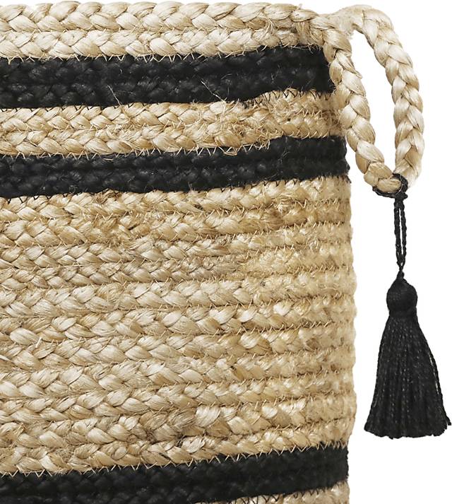 Omylia Tan/Black 17 in. Basket - Thumbnail - Image 6
